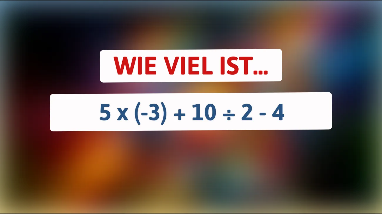 Achtung, nur wahre Genies knacken es: Kannst du diese mathematische Herausforderung lösen?"