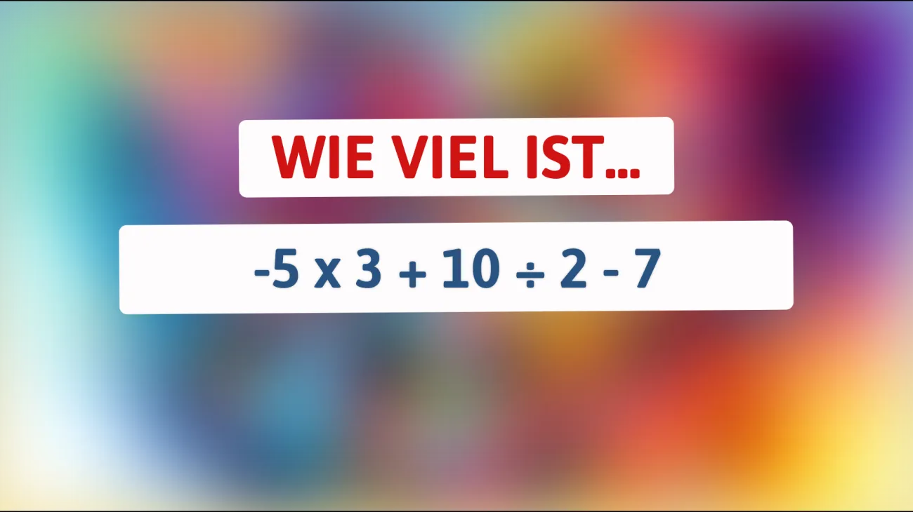 Kannst du diese Denkaufgabe knacken? Entdecke, ob dein Kopf für das ultimative Rechenspiel bereit ist!"
