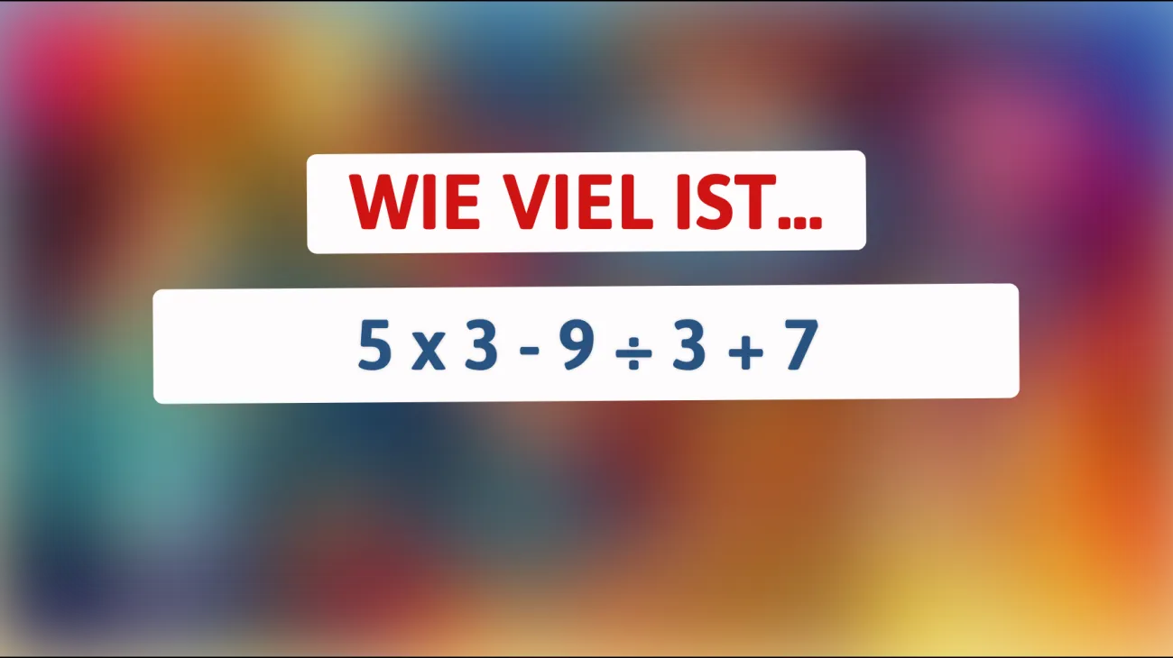Nur ein Genie kann dieses Mathe-Rätsel knacken: Weißt du die Antwort?"
