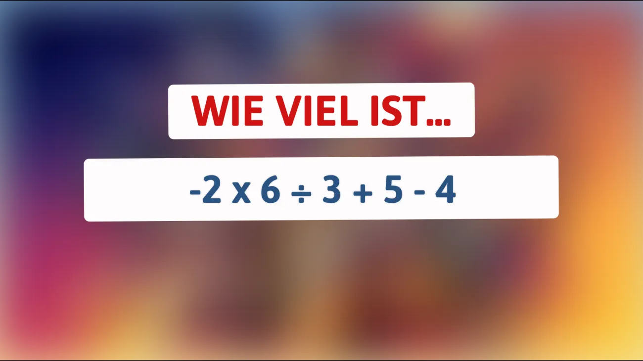 Nur für Genies: Kannst du dieses knifflige Rätsel lösen und die richtige Lösung finden?"